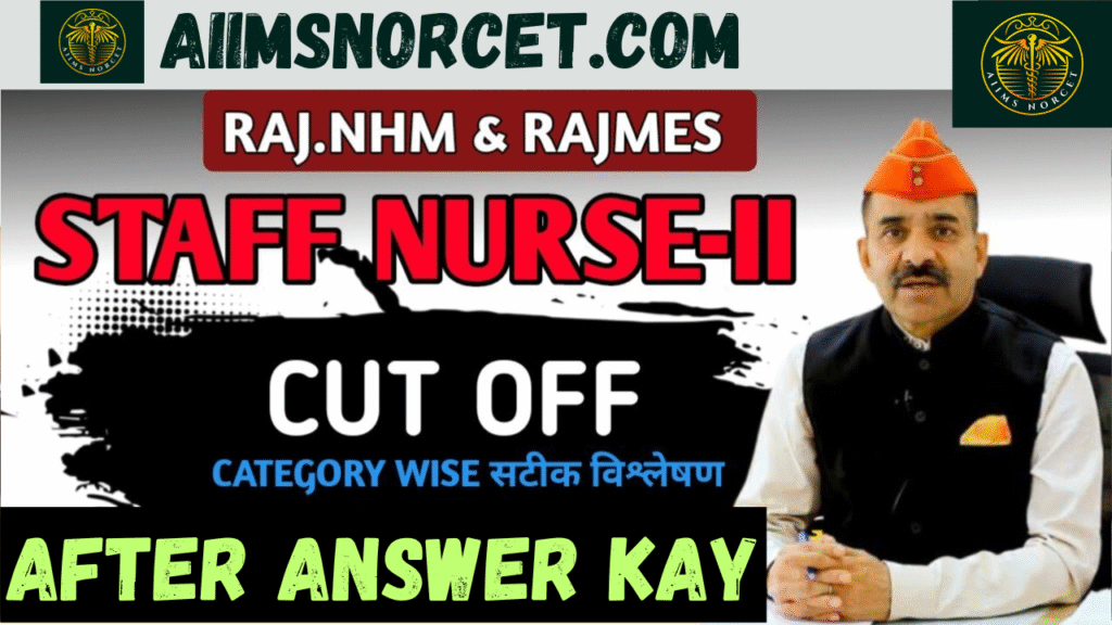 Rajasthan NHM Staff Nurse Expected Cut Off