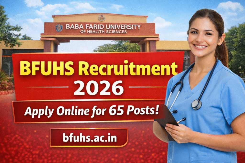 BFUHS Recruitment 2026